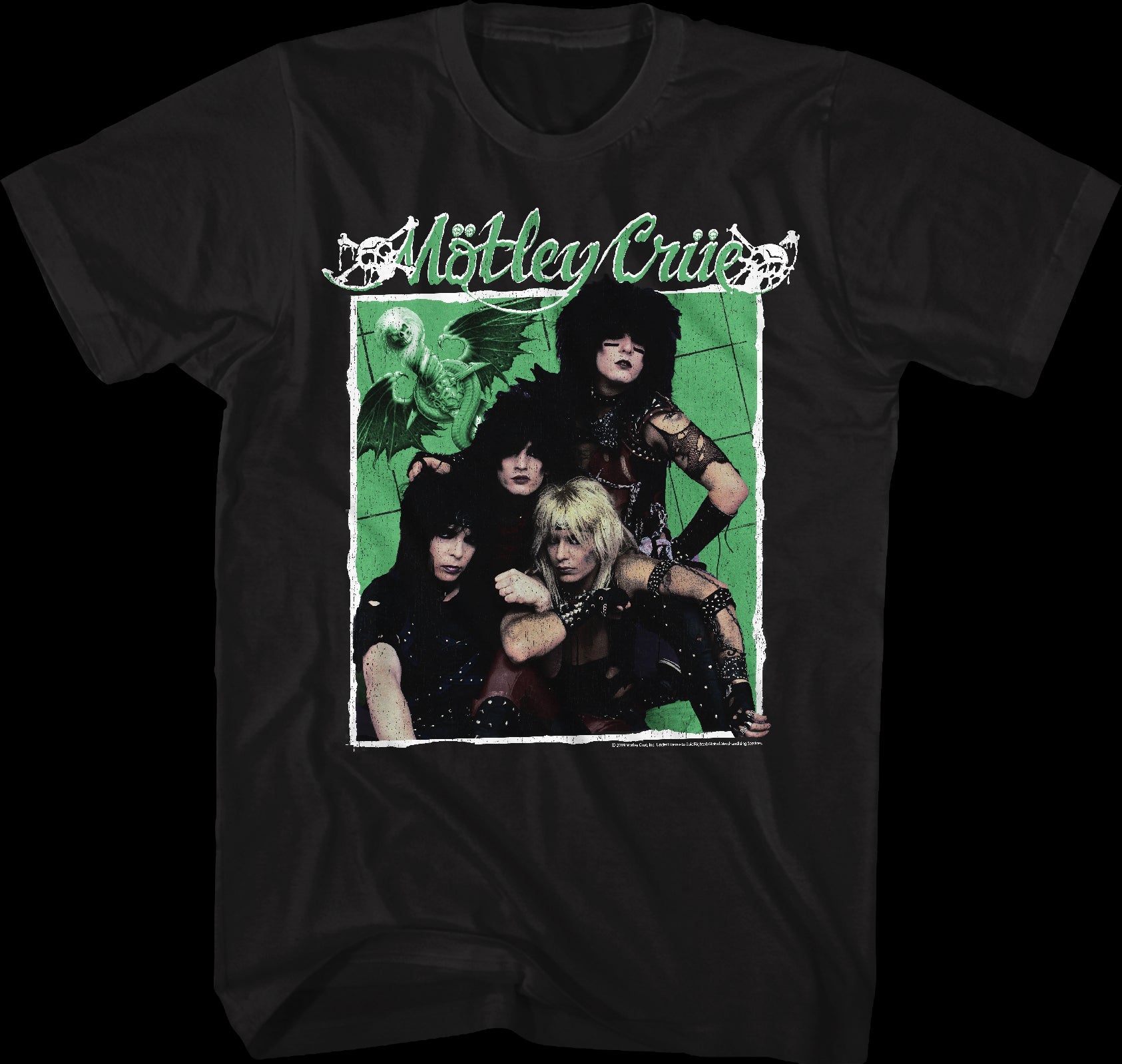 1989 Group Photo Motley Crue T-Shirt