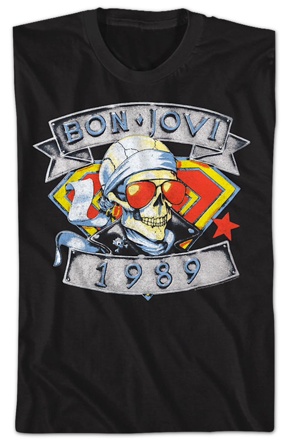 1989 Skull Bon Jovi T-Shirt