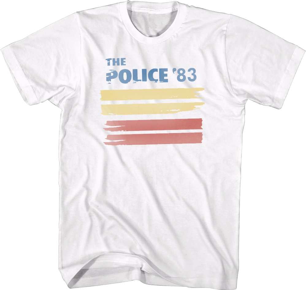 '83 Stripes The Police T-Shirt