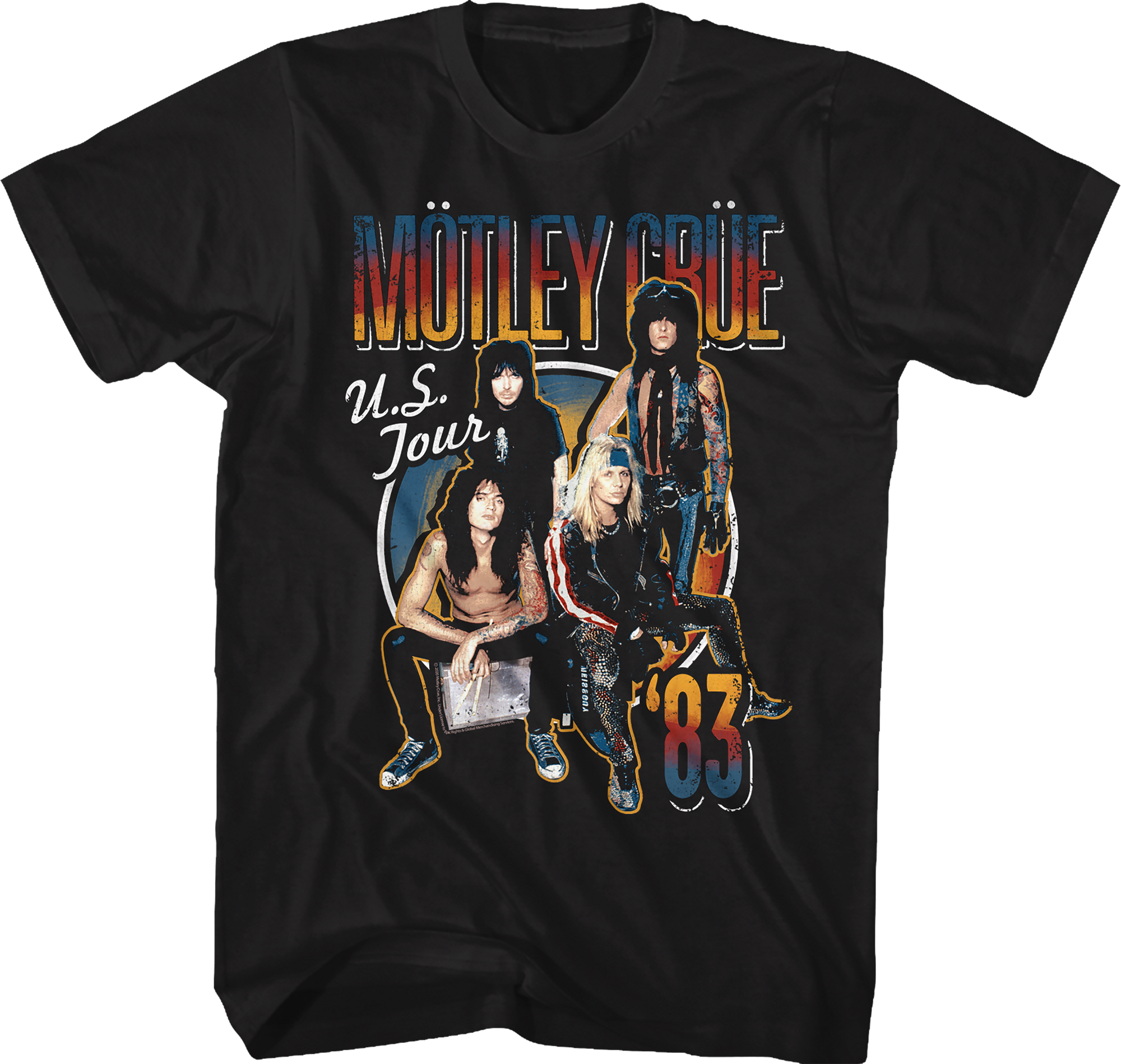 '83 US Tour Motley Crue T-Shirt