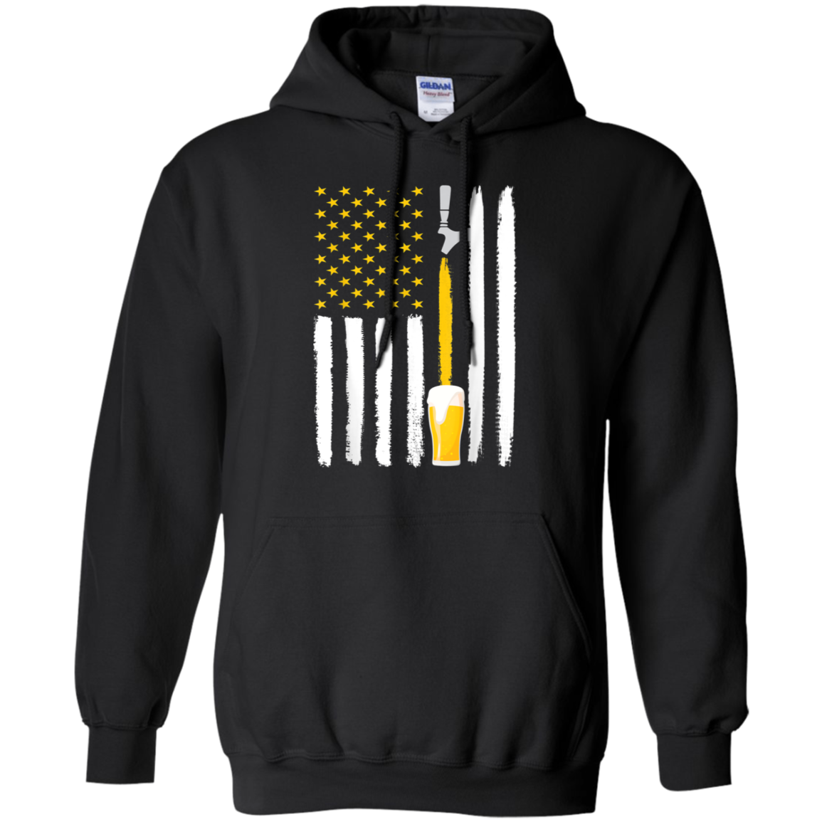 American Flag Craft Beer Shirt - USA Great Gifts 4th Of July Pullover Hoodie For Men Women